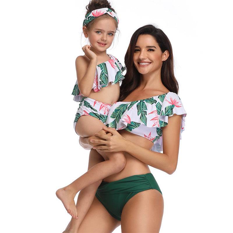 Parent-child Swimsuit Tassel Split Bikini - MYLUXURY LANE ENTERPRISE