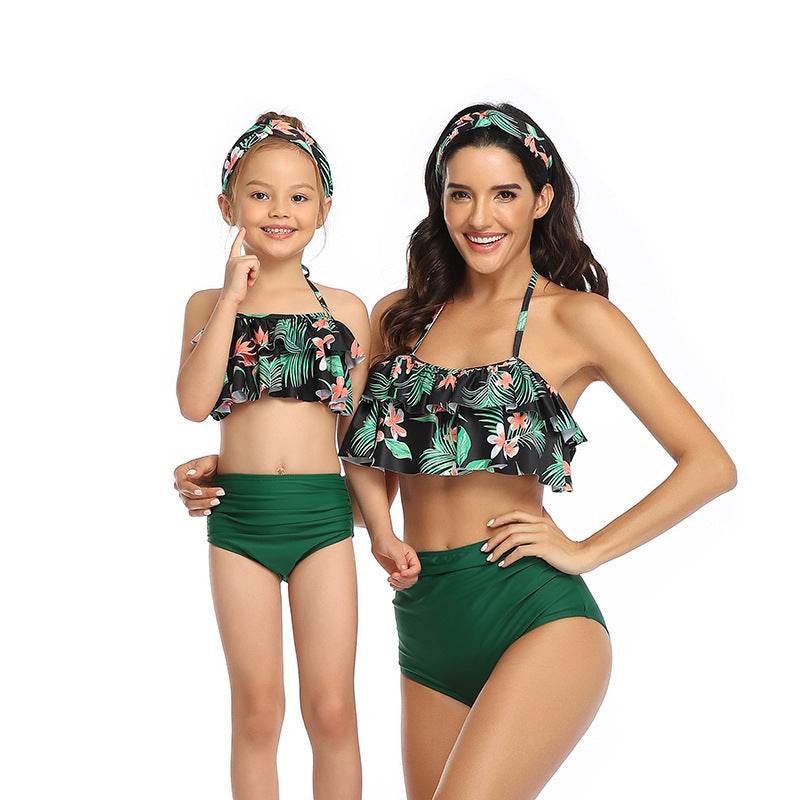 Parent-child Swimsuit Tassel Split Bikini - MYLUXURY LANE ENTERPRISE