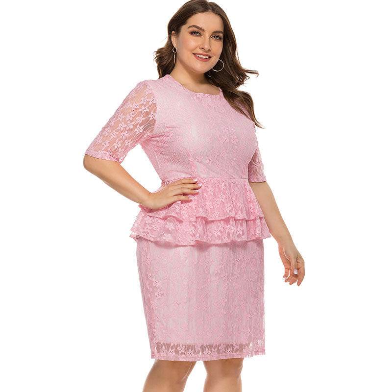 Plus size full lace dress - MYLUXURY LANE ENTERPRISE