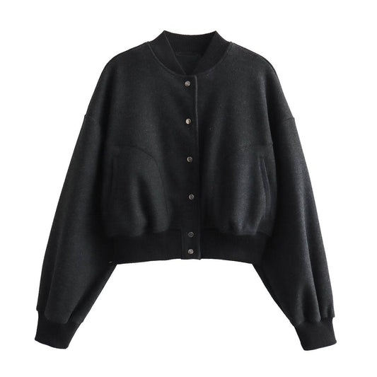 Cross-border Foreign Trade Women's Autumn Short Pilot Fashion Jacket Coat - MYLUXURY LANE ENTERPRISE