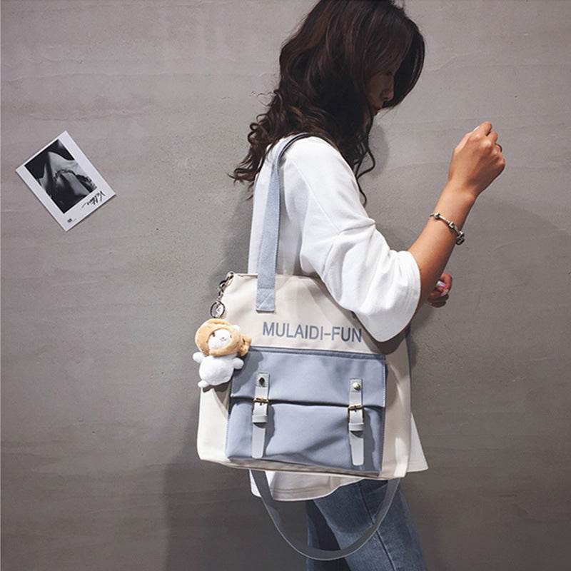 Nylon Women's Bag Crossbody Portable Student Shoulder Bag Student - MYLUXURY LANE ENTERPRISE
