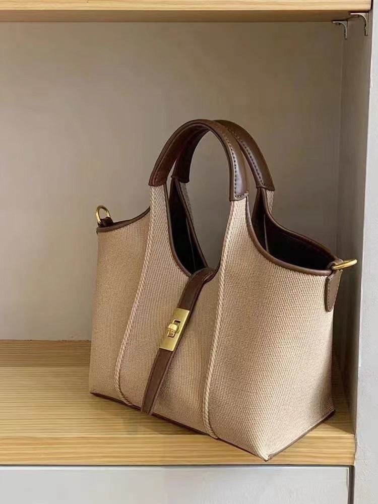 Vegetable Basket Simulated Leather Handbag Commuting Tote Bag Hand-held - MYLUXURY LANE ENTERPRISE