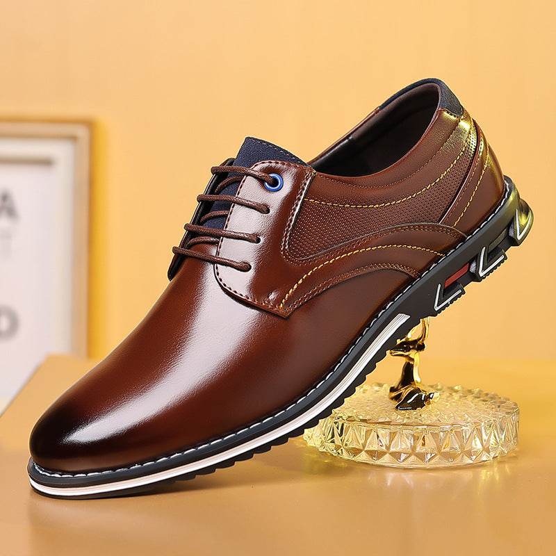 Men's Work Fashion Leather Shoes - MYLUXURY LANE ENTERPRISE