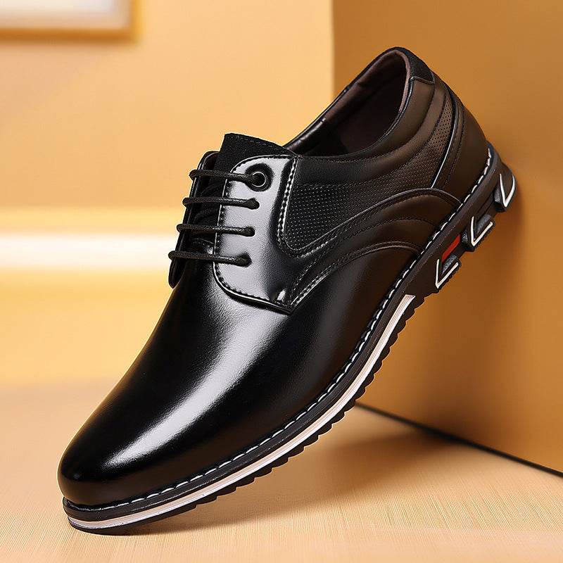 Men's Work Fashion Leather Shoes - MYLUXURY LANE ENTERPRISE