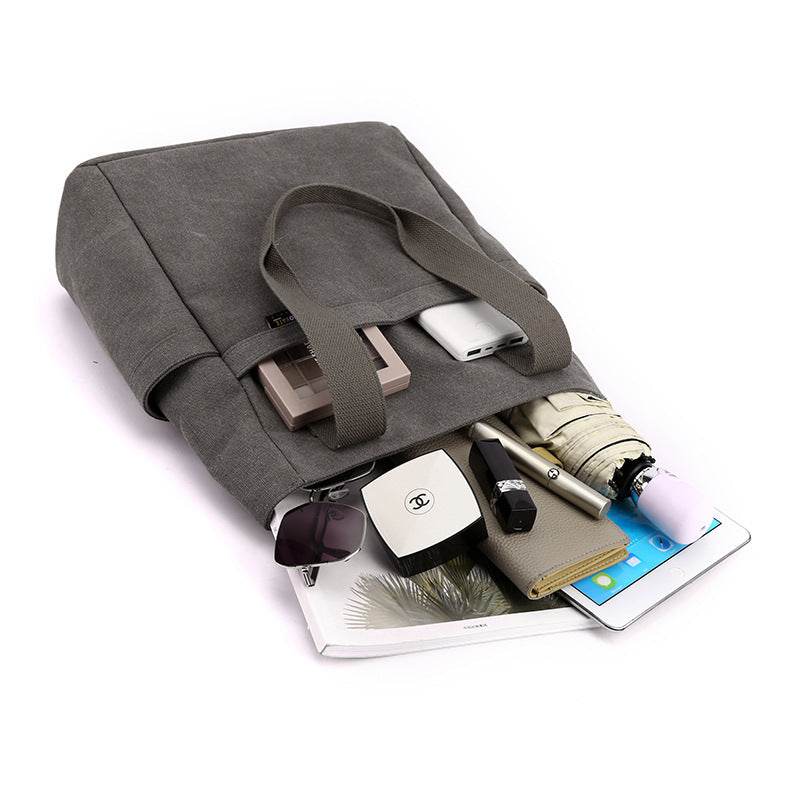 Casual Portable Summer New Shoulder Bag Canvas Bag For Women - MYLUXURY LANE ENTERPRISE