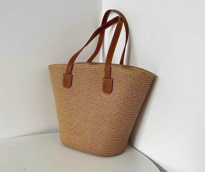 All-matching Straw Mori Style Woven Bag Ins - MYLUXURY LANE ENTERPRISE