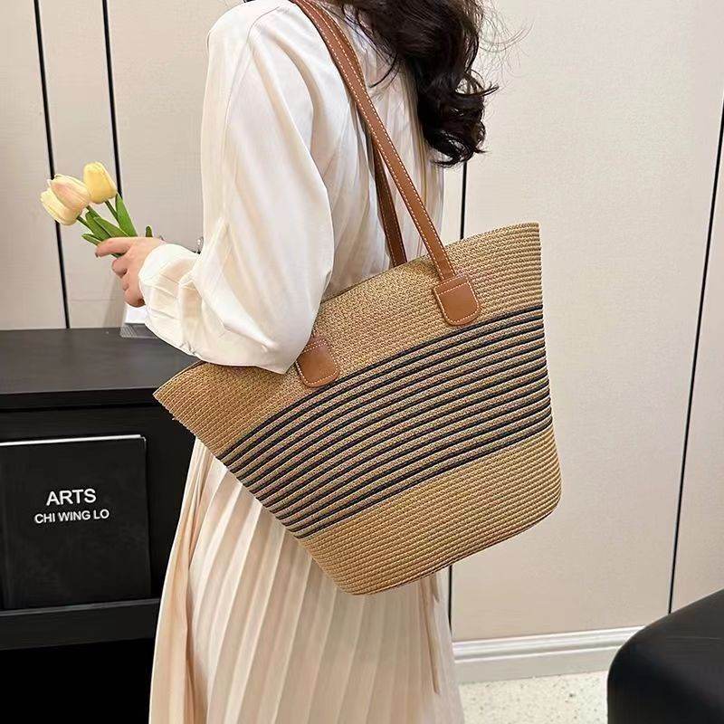 All-matching Straw Mori Style Woven Bag Ins - MYLUXURY LANE ENTERPRISE
