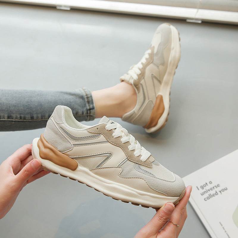 Autumn New Ins Korean Style Breathable White Shoes For Women - MYLUXURY LANE ENTERPRISE