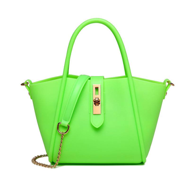 Portable Women's Leather Fashion Vegetable Basket Shoulder Messenger Bag - MYLUXURY LANE ENTERPRISE