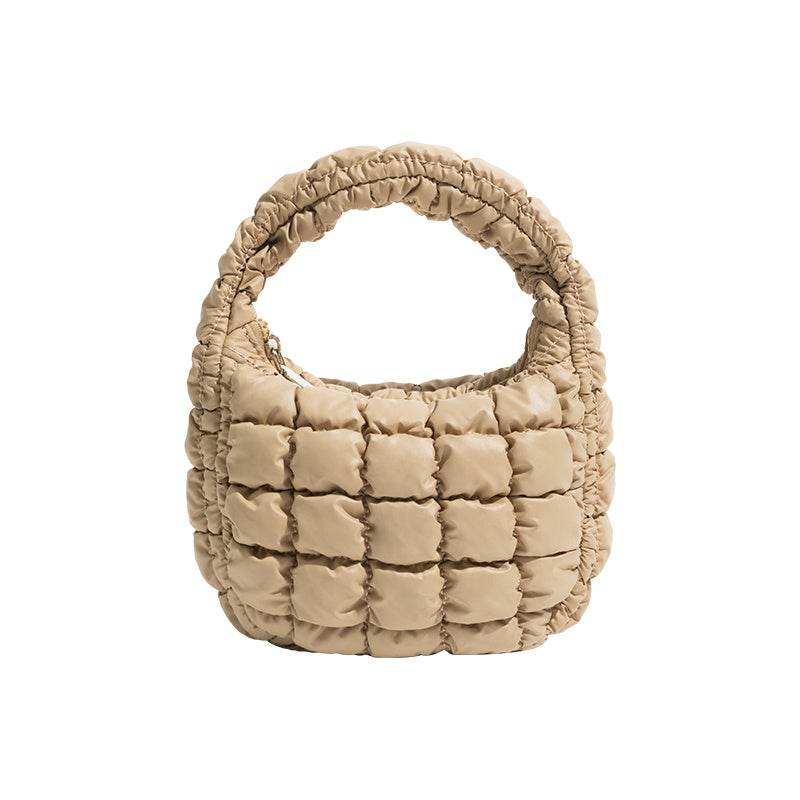 Pleated Bubble Portable Cloud Nylon Shoulder Bag - MYLUXURY LANE ENTERPRISE