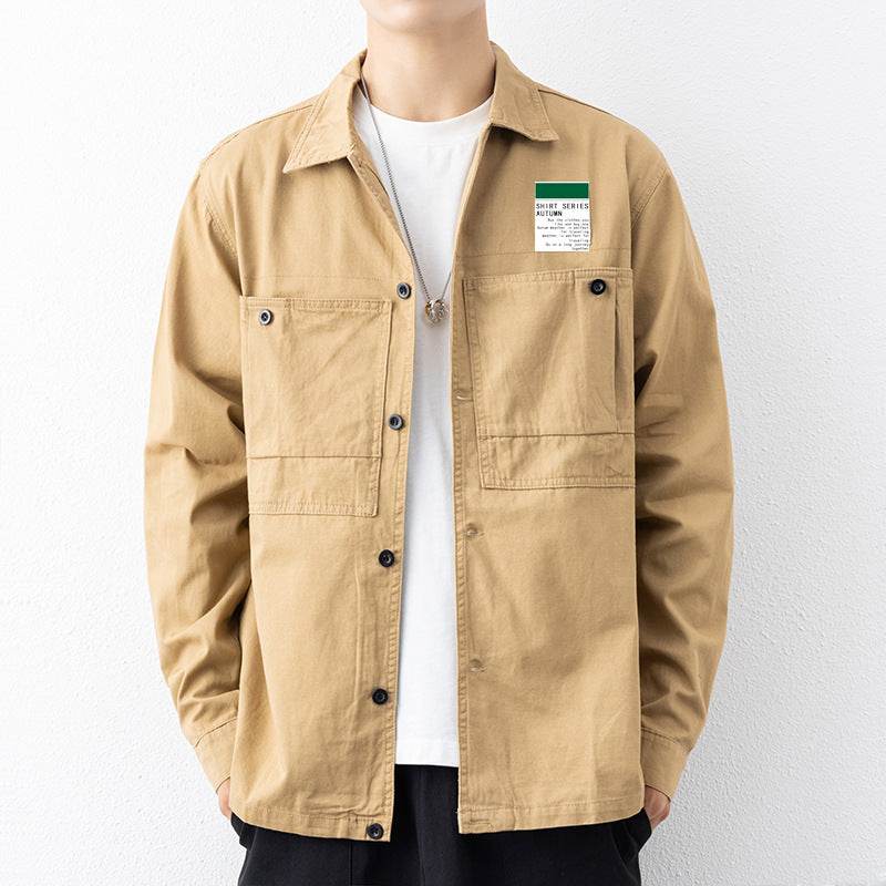 Business Cotton Shirt Men's Coat - MYLUXURY LANE ENTERPRISE