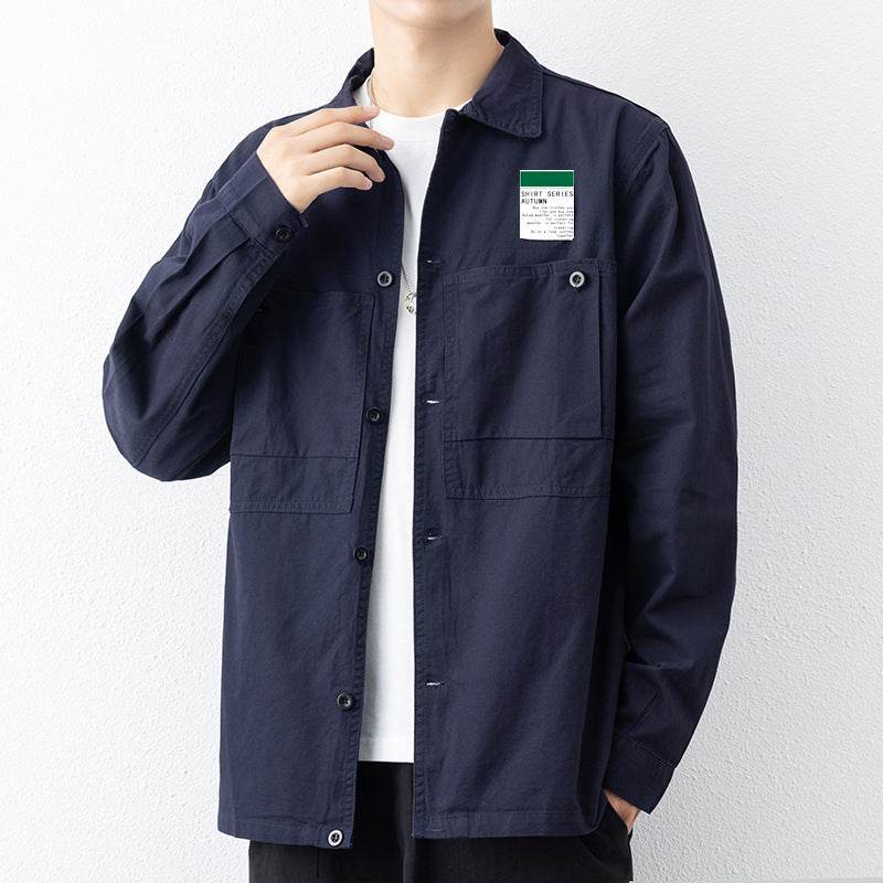 Business Cotton Shirt Men's Coat - MYLUXURY LANE ENTERPRISE