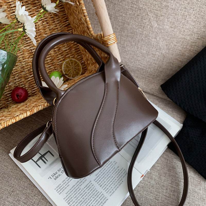 Textured Special-interest Design Shell Bag Handbag - MYLUXURY LANE ENTERPRISE