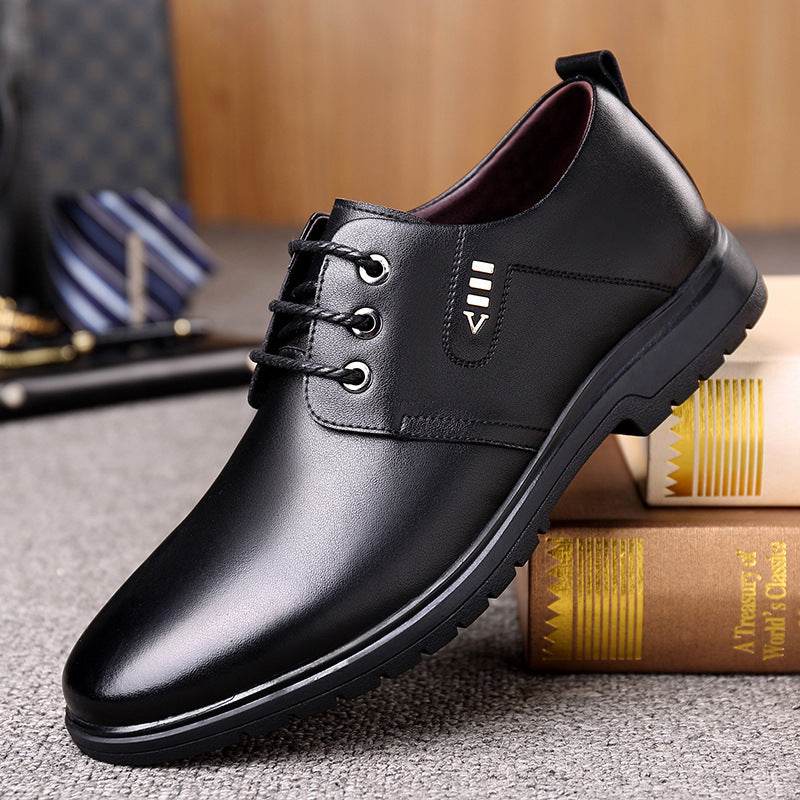 Leather Shoes Men's Business Casual Pumps - MYLUXURY LANE ENTERPRISE