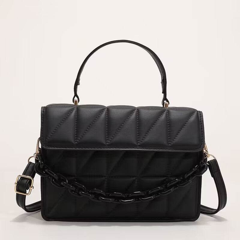 Trendy Simple Textured Shoulder Messenger Bag - MYLUXURY LANE ENTERPRISE