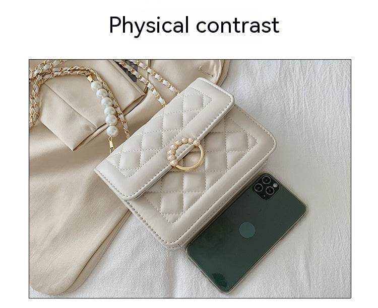 Diamond Chain Shoulder Crossbody Bag - MYLUXURY LANE ENTERPRISE