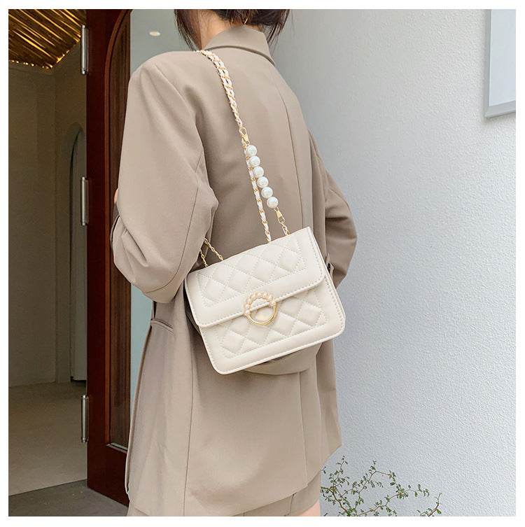 Diamond Chain Shoulder Crossbody Bag - MYLUXURY LANE ENTERPRISE