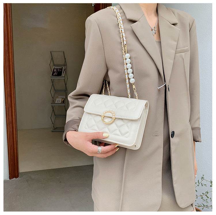 Diamond Chain Shoulder Crossbody Bag - MYLUXURY LANE ENTERPRISE