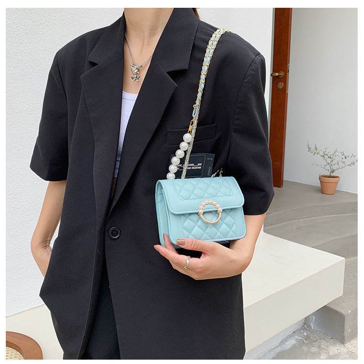 Diamond Chain Shoulder Crossbody Bag - MYLUXURY LANE ENTERPRISE