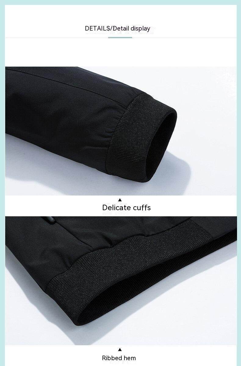 Men's Thin Coat Jacket Stand Collar Fashion Brand Casual Baseball Collar - MYLUXURY LANE ENTERPRISE