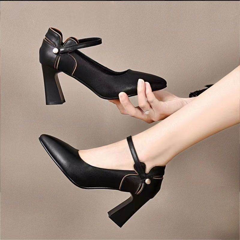 High Heels Women's Fashion Pointed Toe Shallow Mouth - MYLUXURY LANE ENTERPRISE