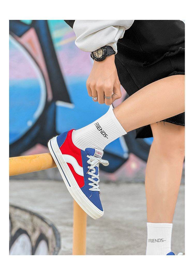 Men's Casual Suede Couple Low-top Canvas Shoes - MYLUXURY LANE ENTERPRISE