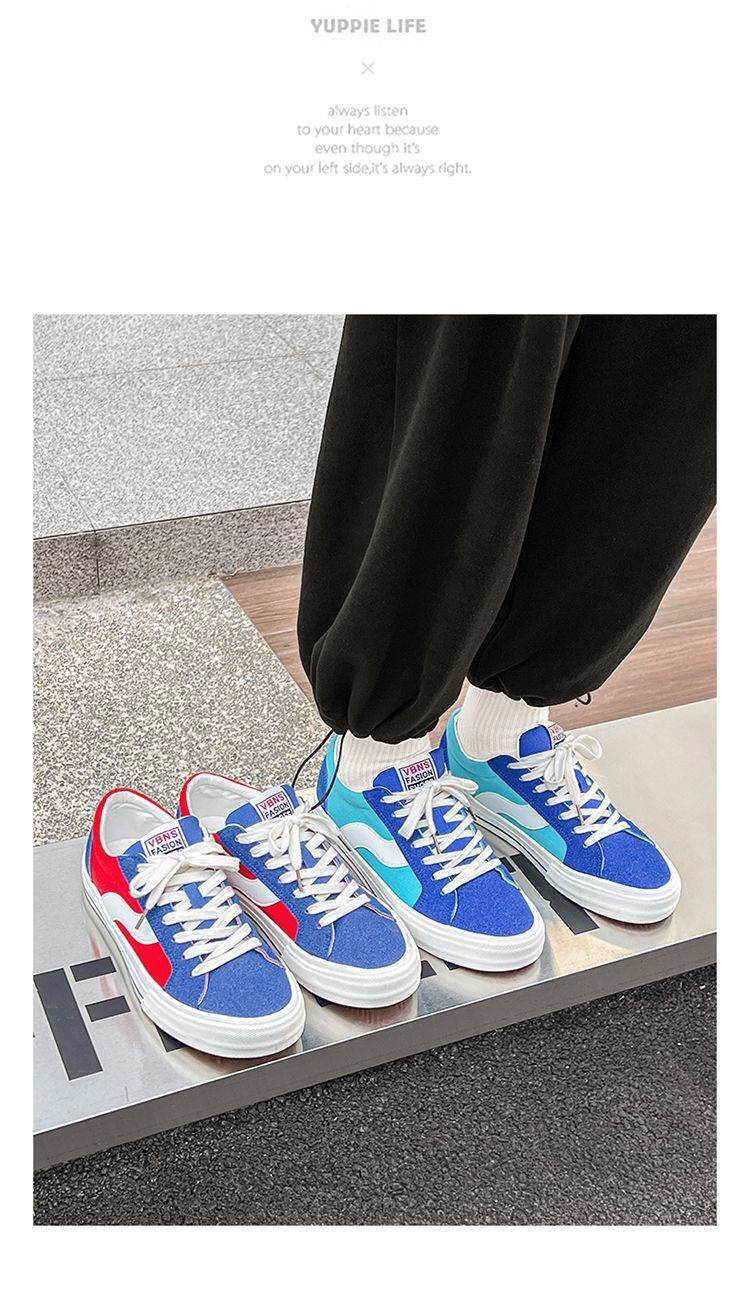 Men's Casual Suede Couple Low-top Canvas Shoes - MYLUXURY LANE ENTERPRISE