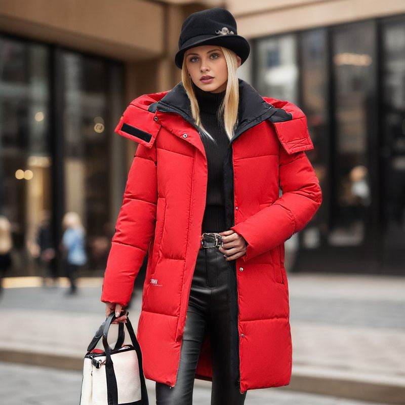Women's Fashion Simple Thickened Cotton Padded Coat - MYLUXURY LANE ENTERPRISE