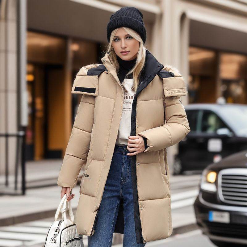 Women's Fashion Simple Thickened Cotton Padded Coat - MYLUXURY LANE ENTERPRISE