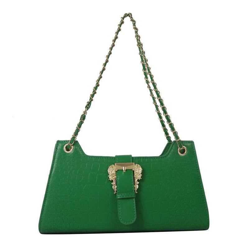 Women's Fashion Simple Chain Fashion Bag Shoulder Bag Casual Trend Crossbody Small Square Bag - MYLUXURY LANE ENTERPRISE