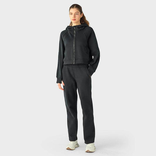 Women's Versatile Casual Zipper Velvet Sport Coat - MYLUXURY LANE ENTERPRISE