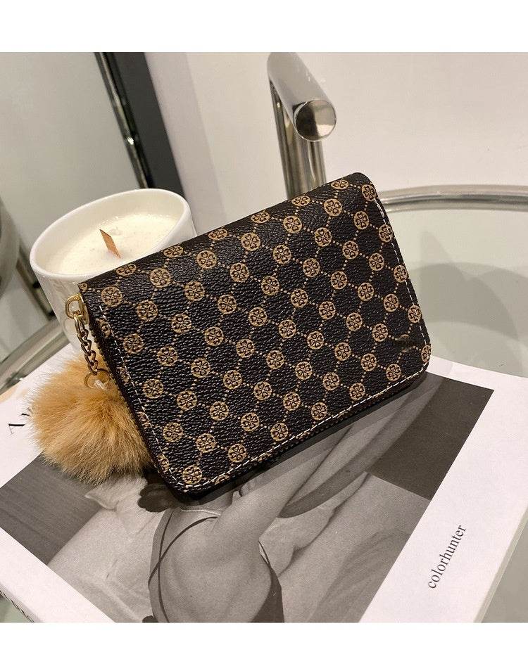 Women's Short Printing Color Contrast Korean Style Bag Wallet - MYLUXURY LANE ENTERPRISE