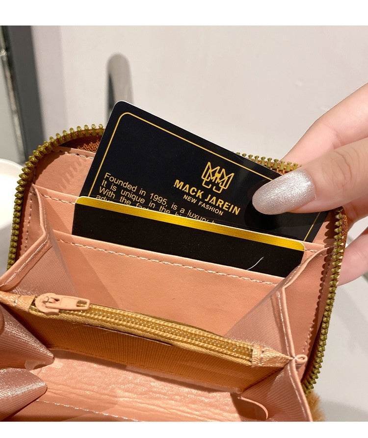 Women's Short Printing Color Contrast Korean Style Bag Wallet - MYLUXURY LANE ENTERPRISE