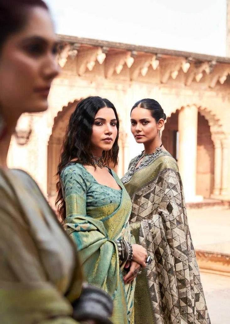 Pure Silk Designer Saree - MYLUXURY LANE ENTERPRISE