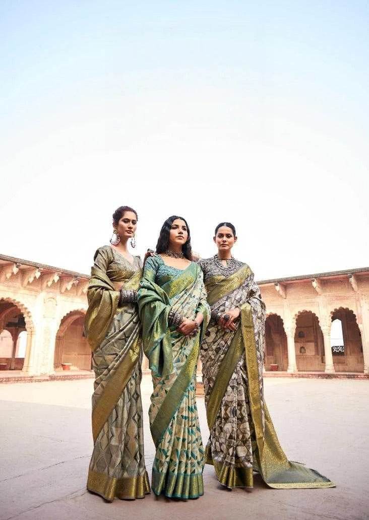 Pure Silk Designer Saree - MYLUXURY LANE ENTERPRISE