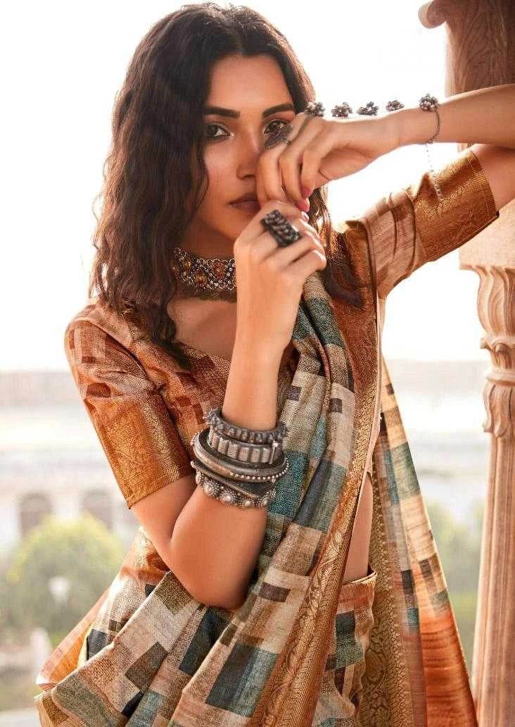 Pure Silk Designer Saree - MYLUXURY LANE ENTERPRISE