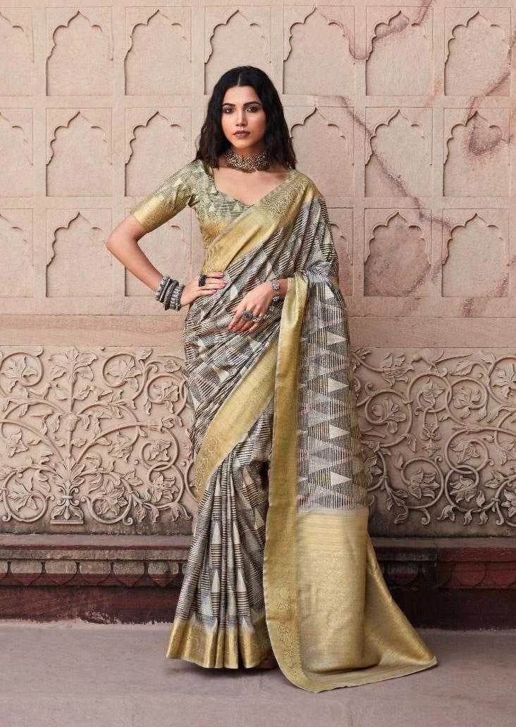 Pure Silk Designer Saree - MYLUXURY LANE ENTERPRISE