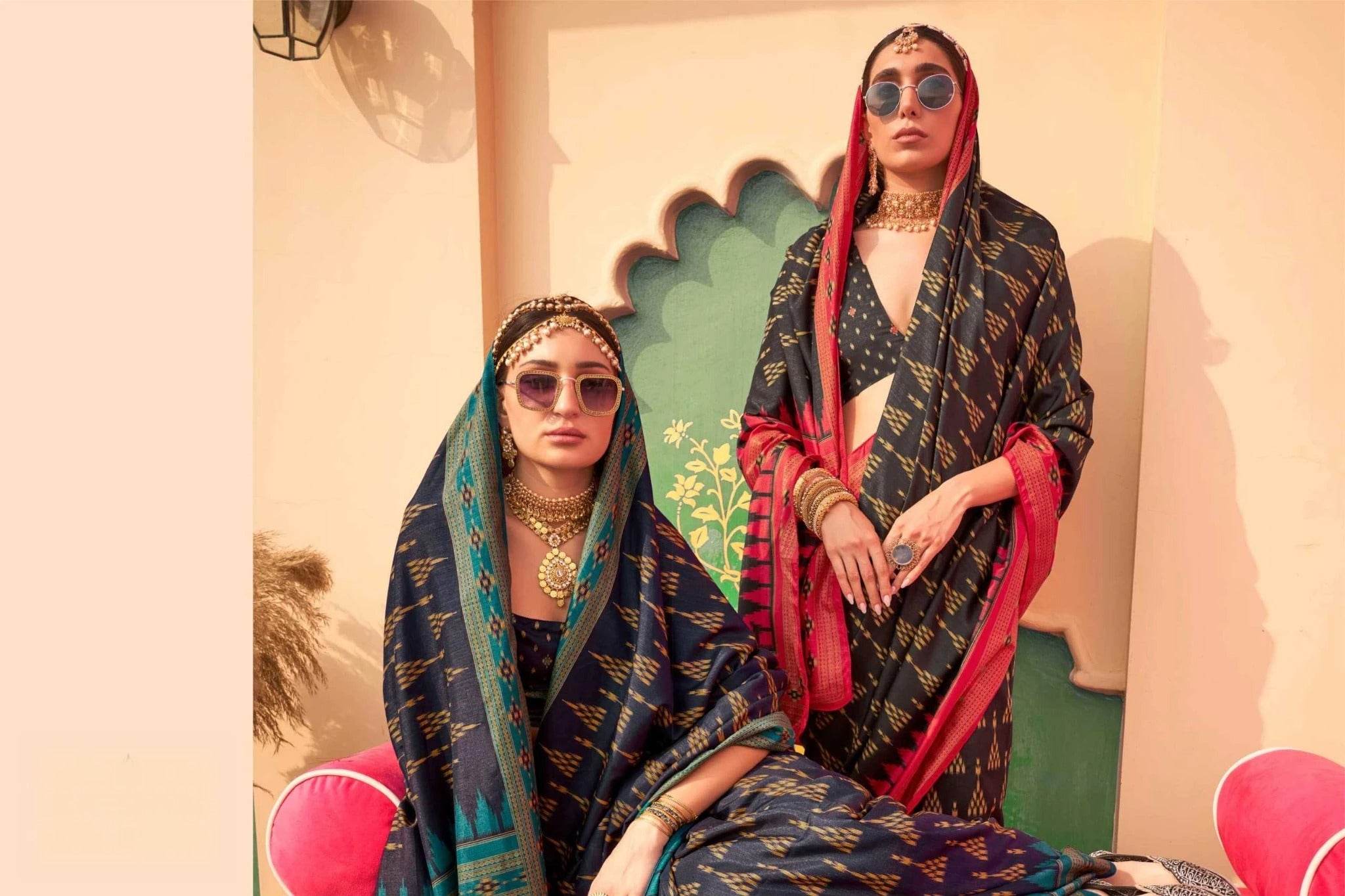 Party Wear Silk Saree - MYLUXURY LANE ENTERPRISE