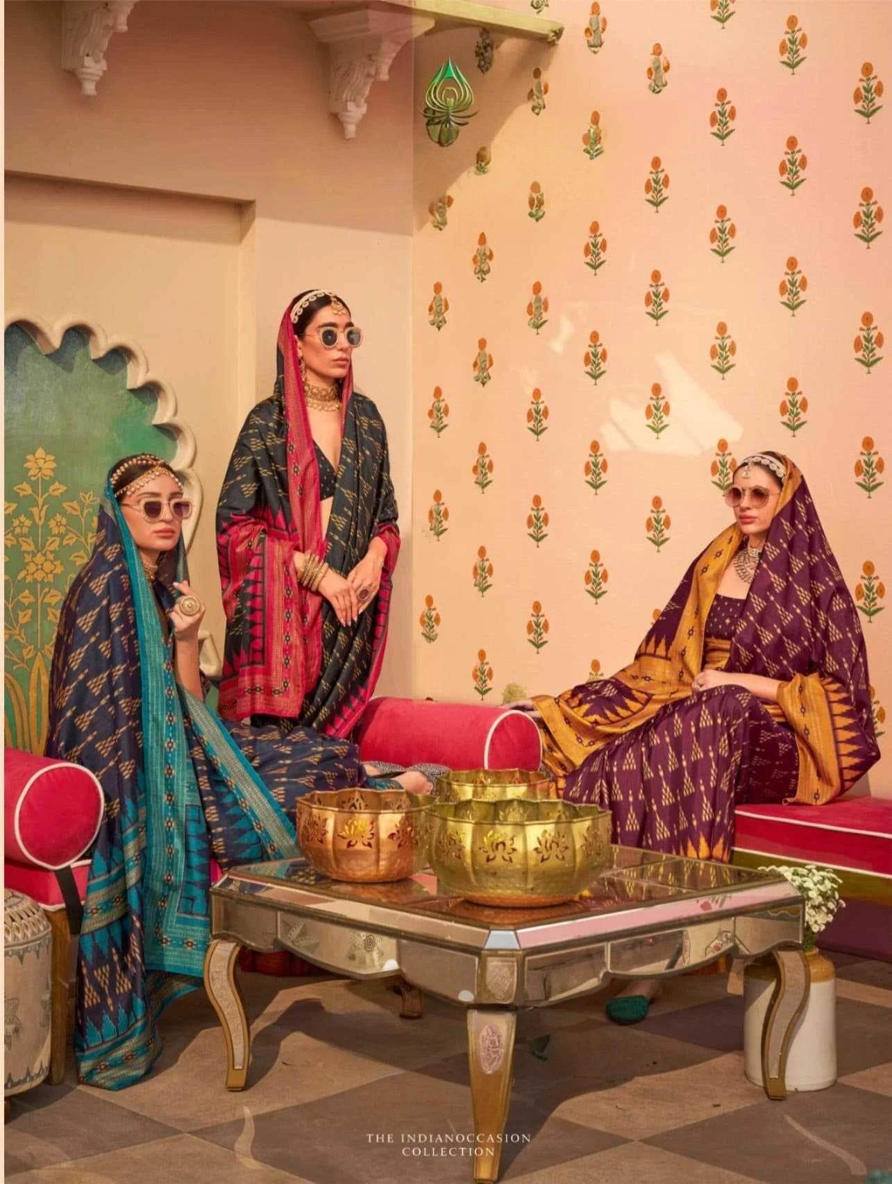 Party Wear Silk Saree - MYLUXURY LANE ENTERPRISE