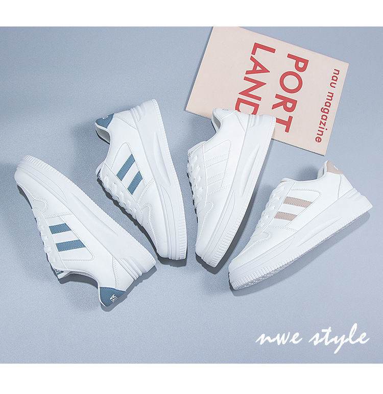 Women's All-matching Casual Sports Leather Summer White Sneakers Internet Celebrity - MYLUXURY LANE ENTERPRISE