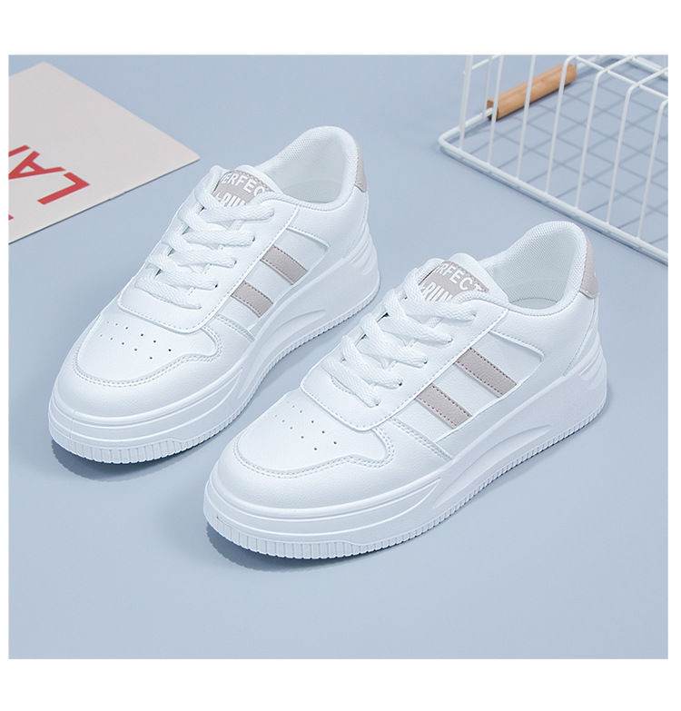 Women's All-matching Casual Sports Leather Summer White Sneakers Internet Celebrity - MYLUXURY LANE ENTERPRISE
