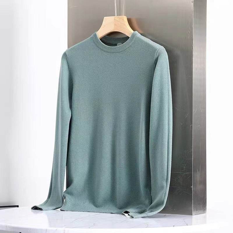 Autumn And Winter New Sweater Men's Round-neck Long-sleeved Pullover Casual Knitted - MYLUXURY LANE ENTERPRISE