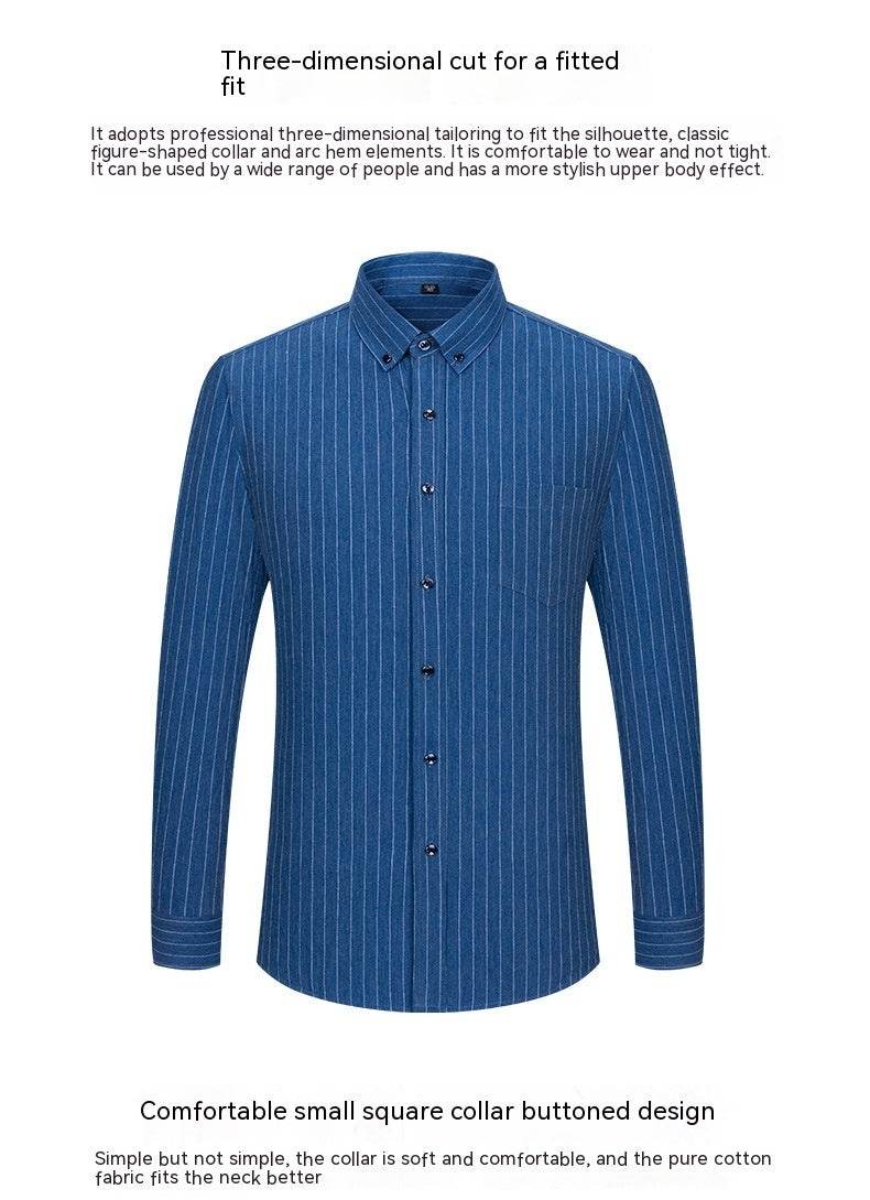 Retro Casual Brushed Cotton Plaid Enzyme Wash Embroidered Shirt - MYLUXURY LANE ENTERPRISE