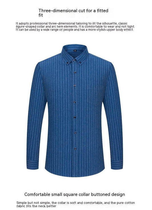 Retro Casual Brushed Cotton Plaid Enzyme Wash Embroidered Shirt - MYLUXURY LANE ENTERPRISE
