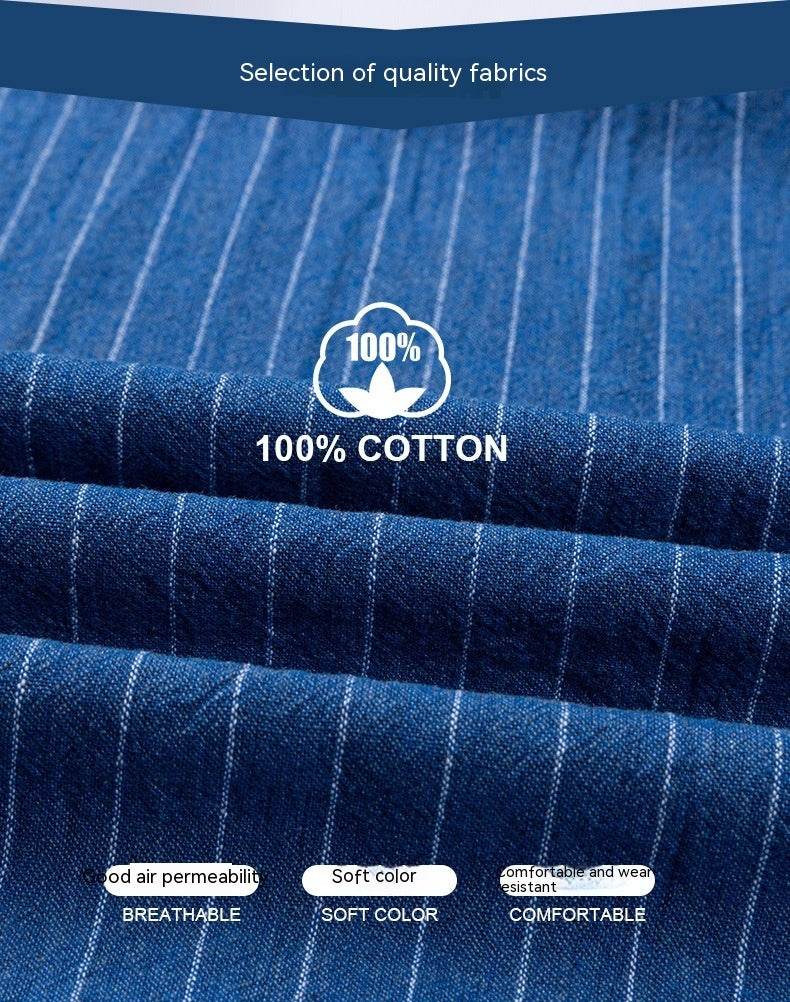 Retro Casual Brushed Cotton Plaid Enzyme Wash Embroidered Shirt - MYLUXURY LANE ENTERPRISE