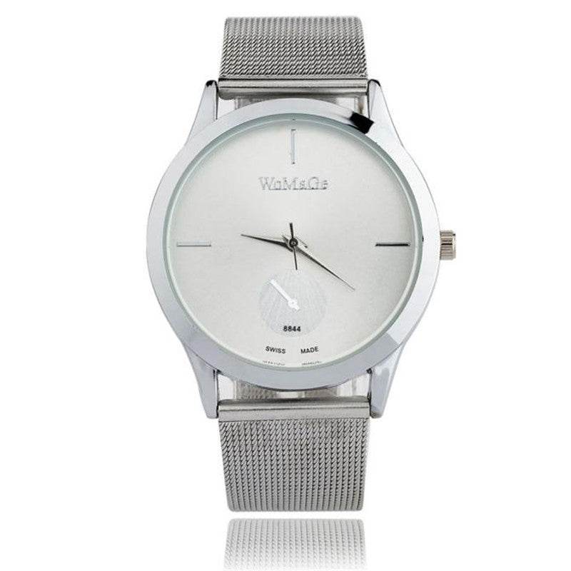 Fashion Alloy Belt Mesh Watch Unisex women's watches Minimalist Style Quartz Watch relogio feminino saat Watches for women - MYLUXURY LANE ENTERPRISE