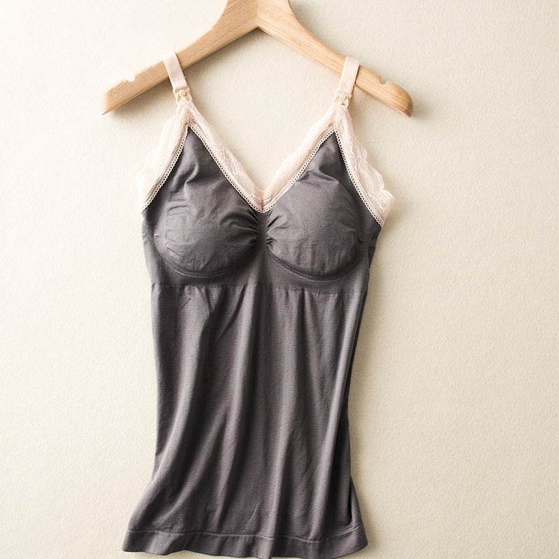 Nursing Bra Underwear Postpartum Belly Shaping Sling Nursing Vest - MYLUXURY LANE ENTERPRISE