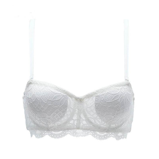 Half Cup Comfortable Lace Thin Bra - MYLUXURY LANE ENTERPRISE