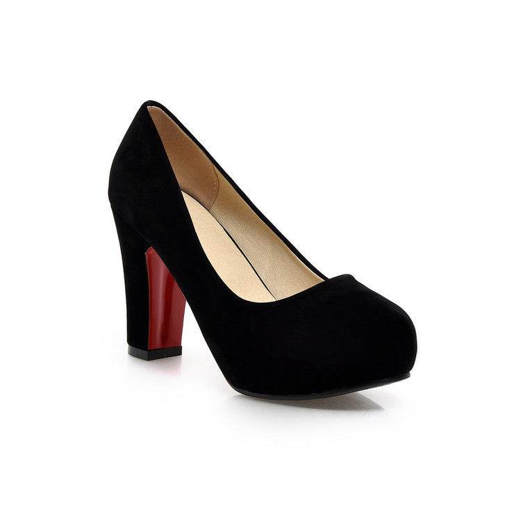 High heel round toe platform women's shoes - MYLUXURY LANE ENTERPRISE
