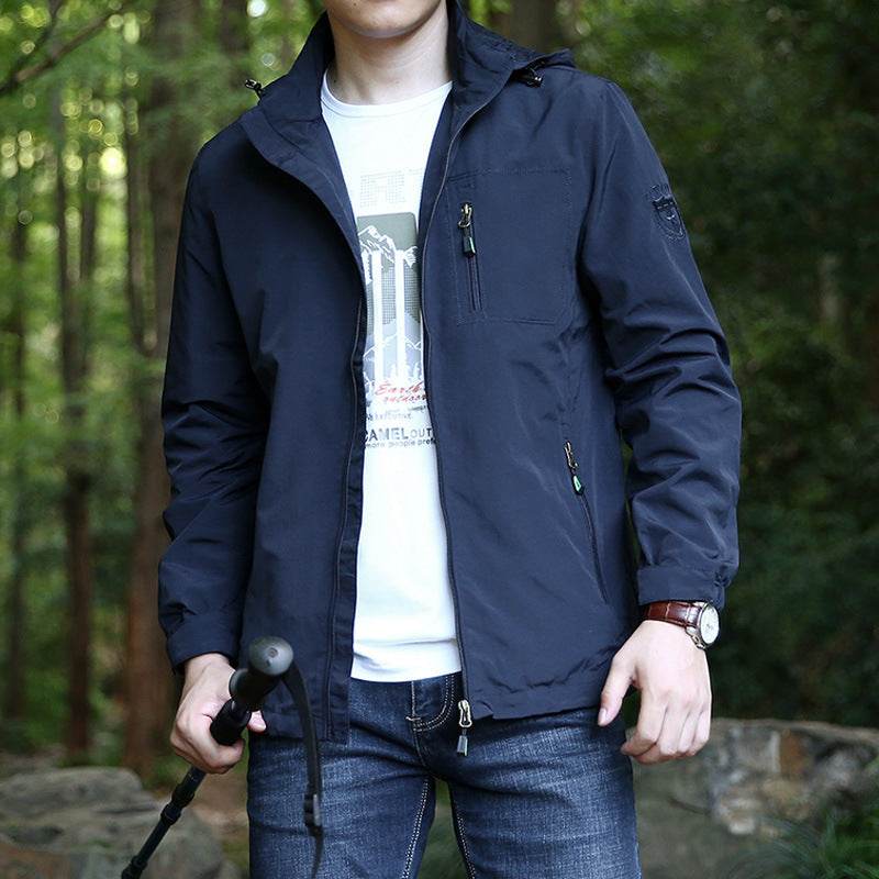 Outdoor Leisure Shell Jacket Men's Jacket - MYLUXURY LANE ENTERPRISE